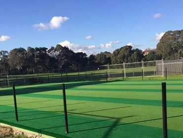 Synthetic turf cricket nets