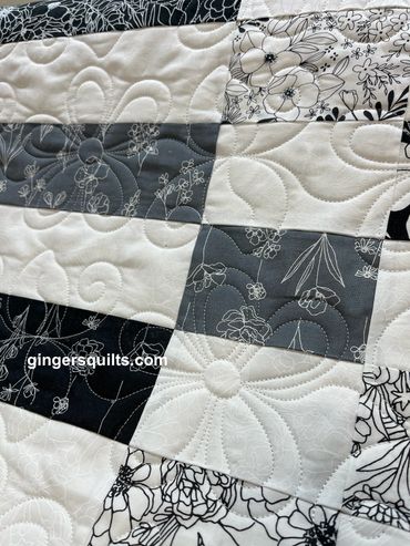 Close up quilting pattern