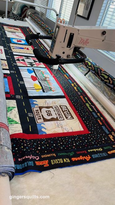 APQS Millie long arm quilting machine