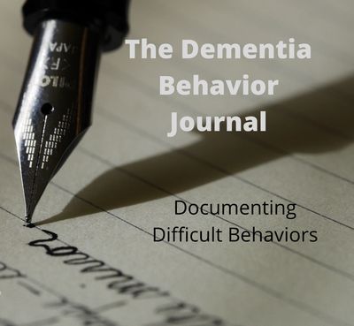 Workbook to document behaviors in dementia