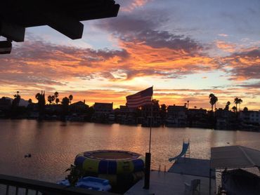 Just another glorious sunset in Discovery Bay