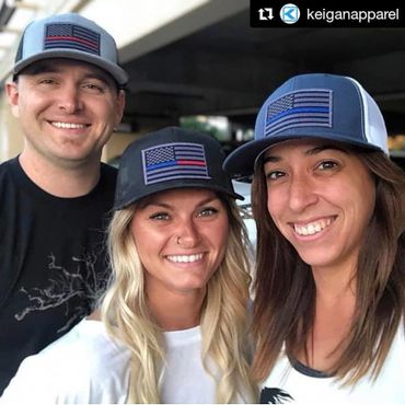 Keigan apparel to support police and fire personnel
