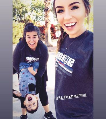 5k For Heroes event raising funds for families of fallen heroes.