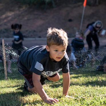 Kids 1K for heroes obstacle race