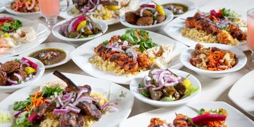 Varius types of dishes