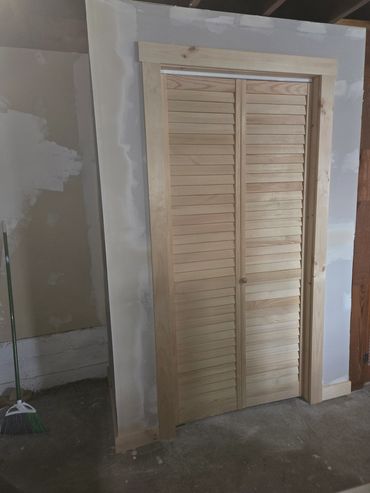 Closet addition completed