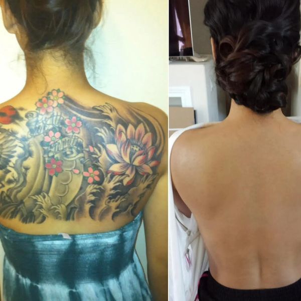 Tattoo Coverage with a single color application. No neutralizers, correctors, or additional conceale