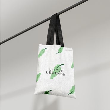Custom branded shopping bag