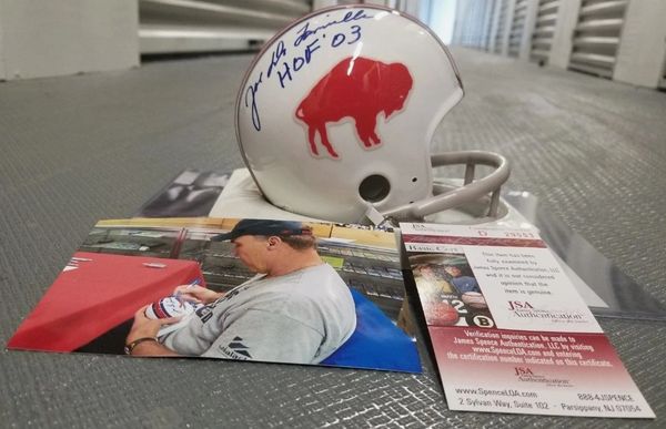 Joe DeLamielleure autographed mini football helmet w/ COA