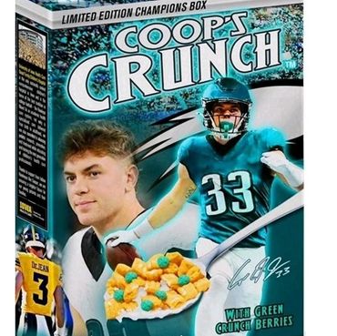 Skye Arcia, SEA Agency LLC, Sports Representation and endorsements. Coop's Crunch Cereal