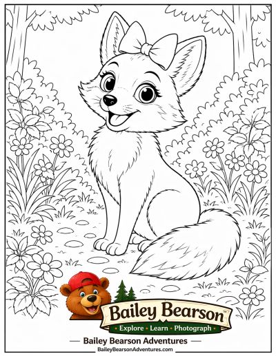 Bailery Bearson Adventures - Coloring Pages
