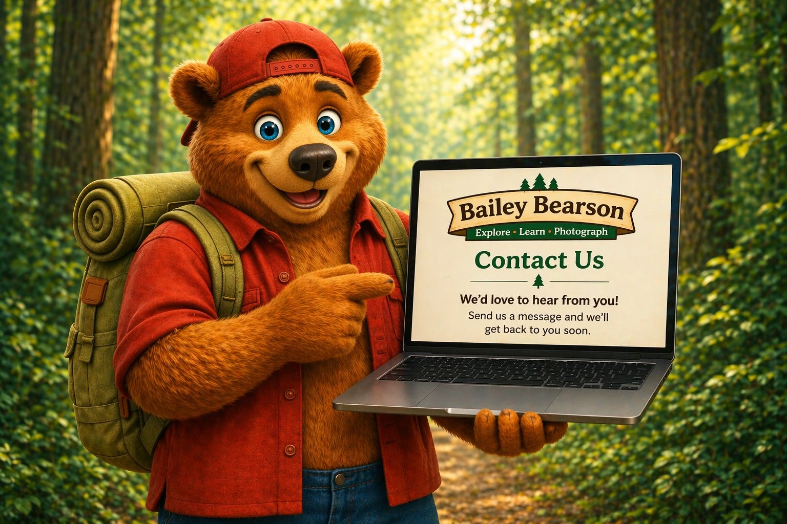 Have any questions about Bailey Bearson Adventures? Contact Bailey Today!
