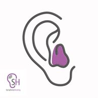 ITC hearing aids fit in the ear canal and are slightly larger and extend a little farther out than C