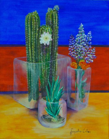 Title: Desert Springtime
Medium: Acrylic
Size: 16 x 20 inches
Canvas Wrap, Ready to Hang
Price: $300