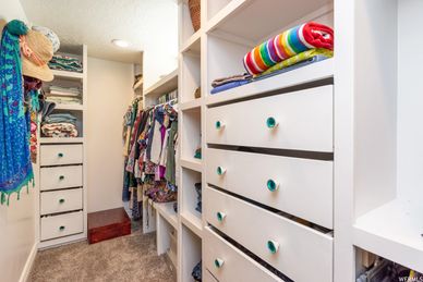 Custom closet and storage.