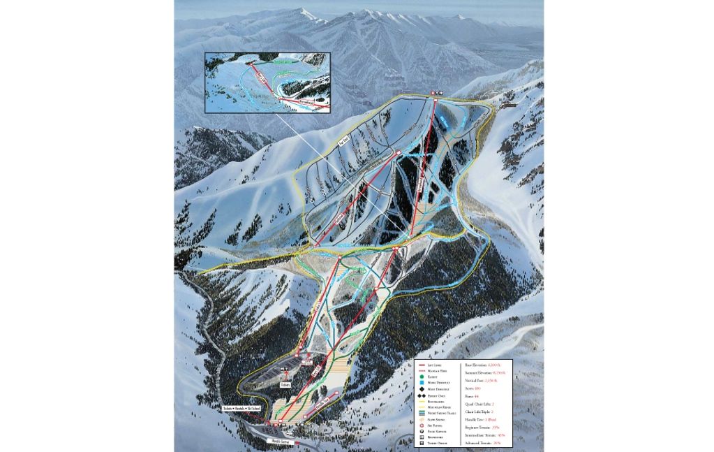 Sundance Resort Map - Sundance, Utah