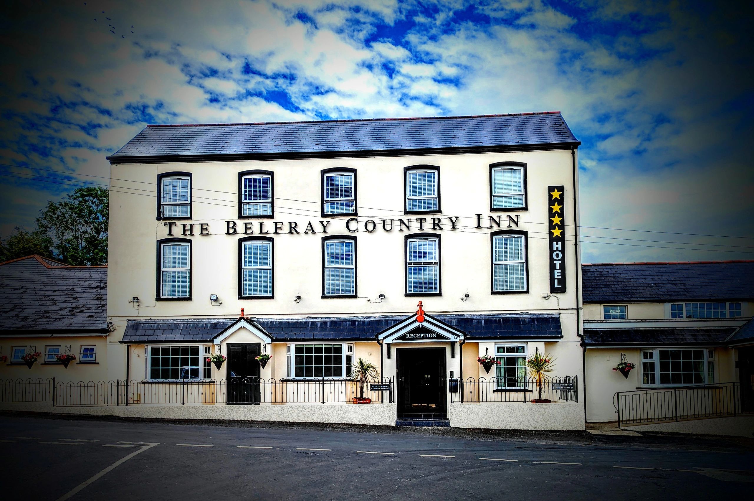 Front of hotel