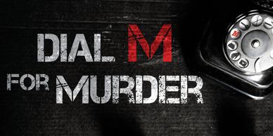 Poster announcing the show Dial M for Murder at Asolo Rep