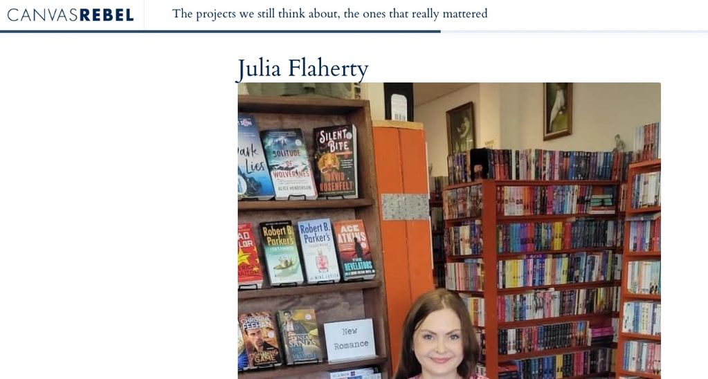 Canvas Rebel: "Meet Julia Flaherty"
