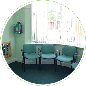 patient reception area