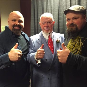 Rob & Sandy Campbell with Don Cherry