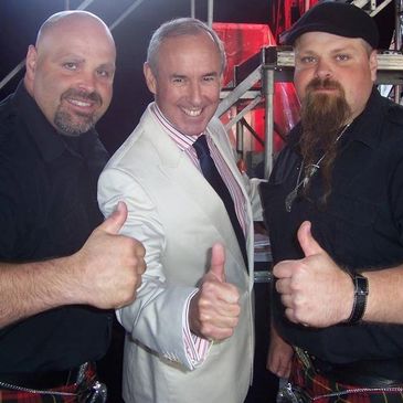 Rob & Sandy Campbell with Ron MacLean