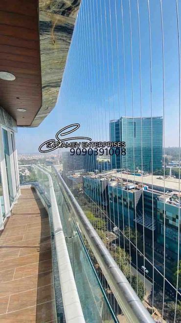 invisible grill for balcony