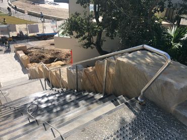 Stainless Steel Post Mounted Hand Rail