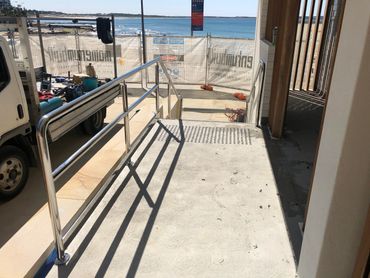 Stainless Steel Post Mounted Hand Rail