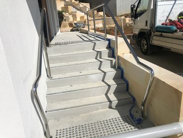 Stainless Steel Post Mounted Hand Rail