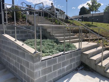 Stainless Steel Post Mounted Hand Rail