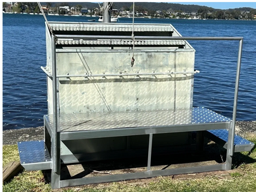 Upgrade of platform - Checker plate