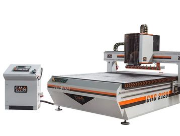 CNC 2120 industrial CNC router machine with control panel.
