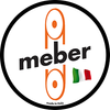 Logo of Meber with an Italian flag incorporated.