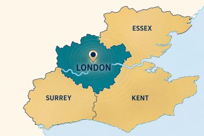 Morguard Home Survey coverage across London, Surrey, Kent and Essex