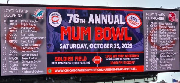 Announcement of the 76th Annual Mum Bowl on October 25, 2025.