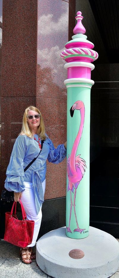 Tutti Frutti Tropical Beauty - Flamingo
Venice in the Gables
Mooring Post painted for EWM Realty