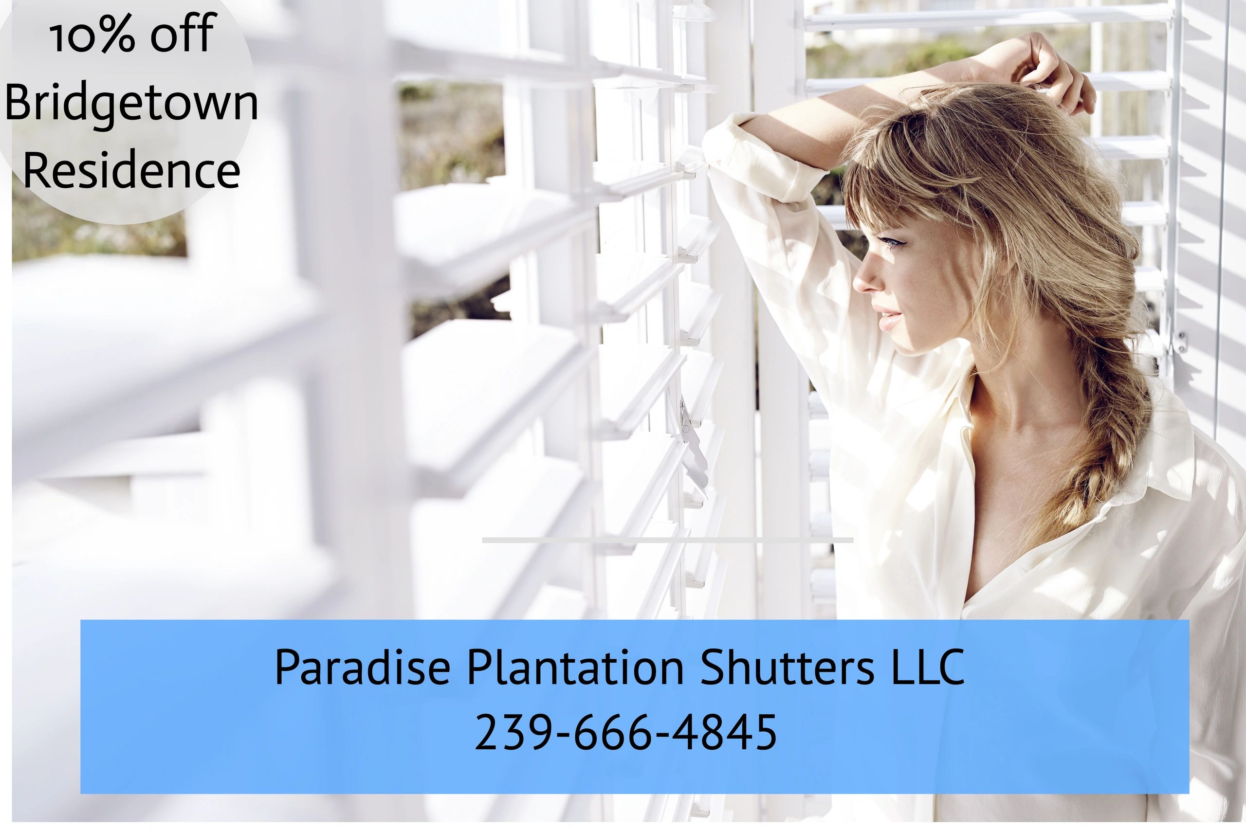 Plantation Shutters - Paradise Plantation Shutters