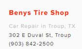 Products and Services
Local Business
Small Business
Tire Services
