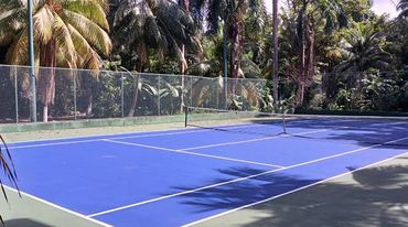 Tennis Court at Golden Clouds Villa, St. Mary, Jamaica