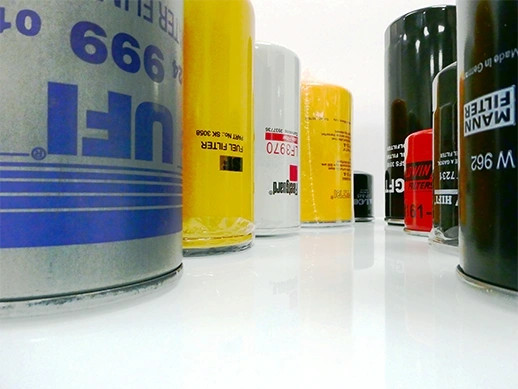 Line of spin on filters