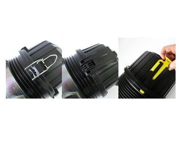 2 Stage Air Cleaner with different clips
