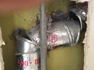 Dryer vent repairs
