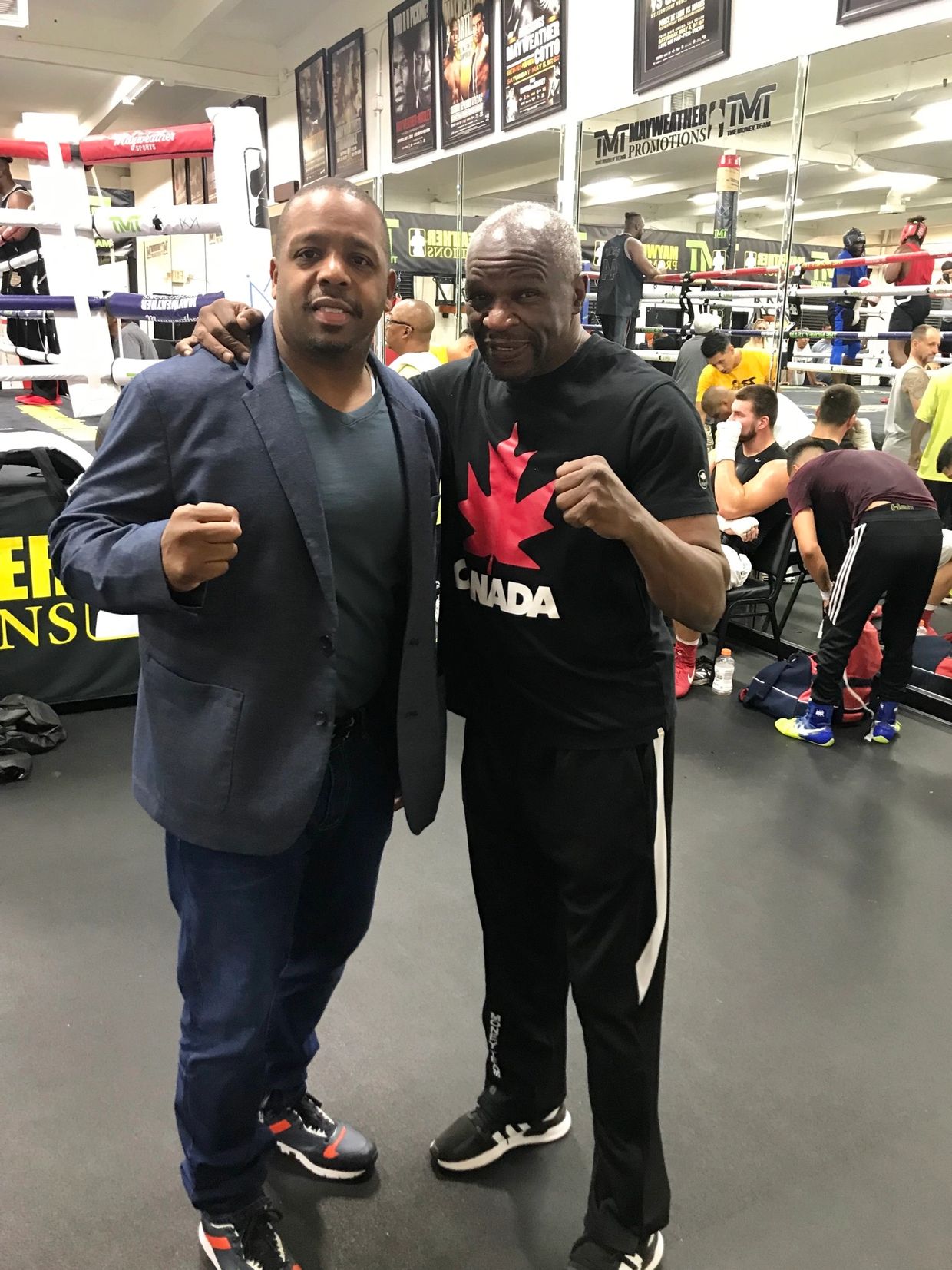Rodney Ash and Floyd Mayweather Sr.