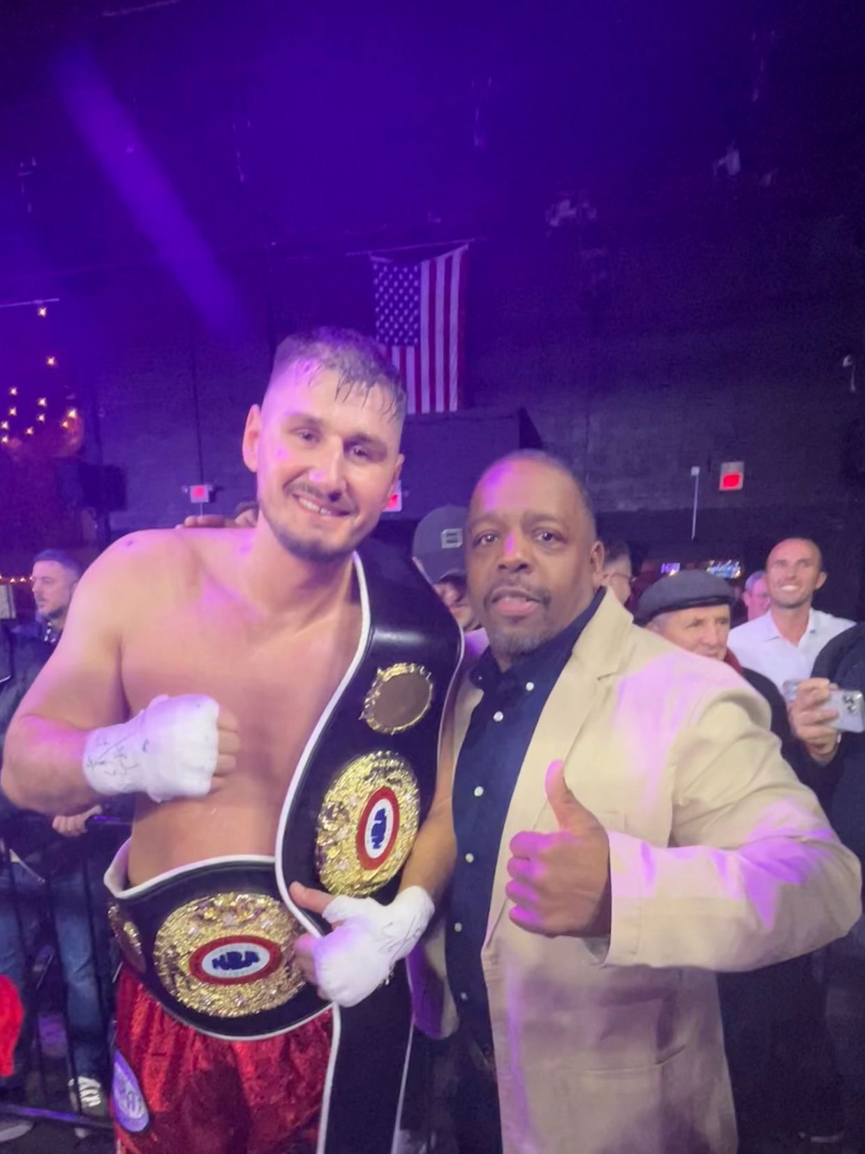 Champion Kristian Prenga and Rodney Ash