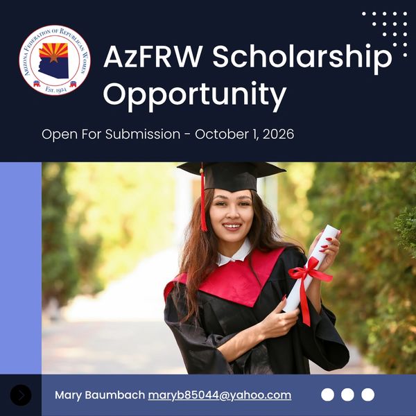AzFRW scholarship opportunity open until October 1, 2026.