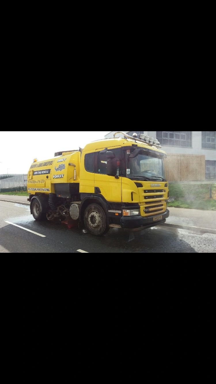 Road Sweeping in Northampton Morphy and sons sweepers