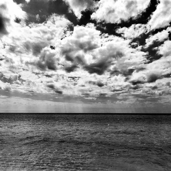 Destin, Florida, clouds, beach, photography, Barry altmark, fine art photography, black and white