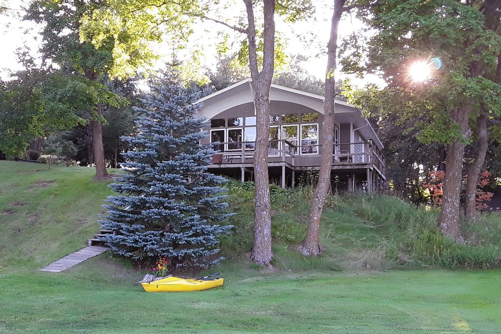 View of Cabin 11 from the lake