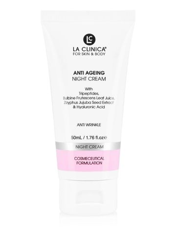 Intelligent night cream with antioxidants & peptides to repair, smooth, and nourish skin overnight